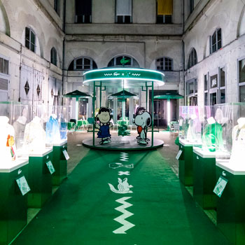 Event à Bellecour Lyon peanuts fête de la lumière